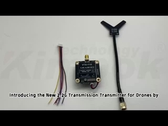 Nouveau émetteur de transmission 2.2G pour drones 4.5W VTX puissance image stable expérience de vol améliorée