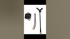 Émetteur vidéo 2.2G 4.5W 8CH : Transmission de signal FPV de drone puissante ! #technologiedrone #équipementfpv