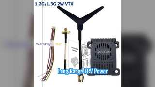 Kimpok 2W FPV VTX longue portée 1080 MHz-1360 MHz