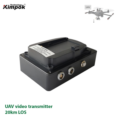 20 km Drone VTX Digital HD UAV Vidéo émetteur AES chiffrement HD-MI entrée