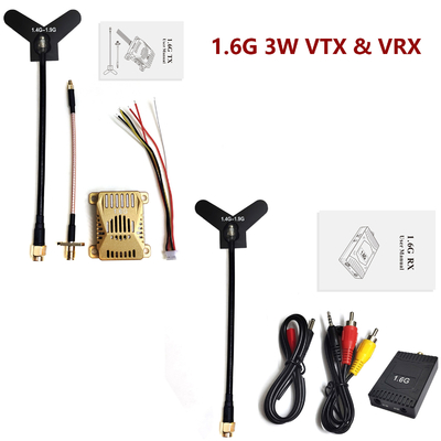 1Émetteur et récepteur vidéo FPV VTX VRX UAV de 6 GHz 3W pour la transmission de drones