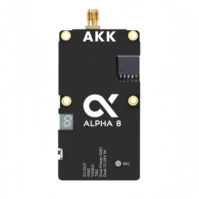 Émetteur vidéo analogique 8W 5,8 GHz-6,0 GHz Solution FPV longue portée ultime pour drones