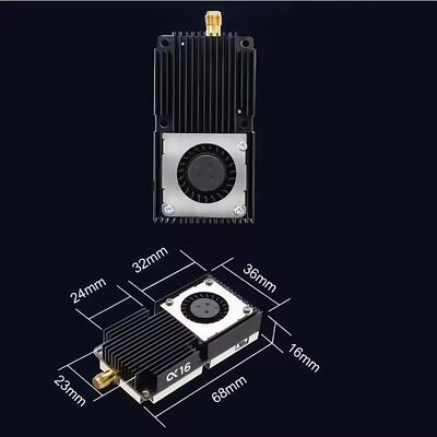 Émetteur vidéo de drone AKK ALPHA 16W Ultra Wide Band 96CH FPV VTX UAV 6GHz