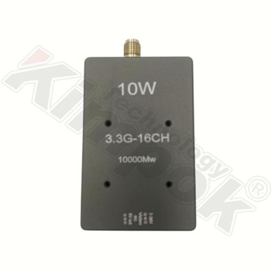 10W haute puissance 3.3G VTX UAV Vidéo émetteur 3.3Ghz FPV VTX Support IRC Tramp Protocole RC Drone