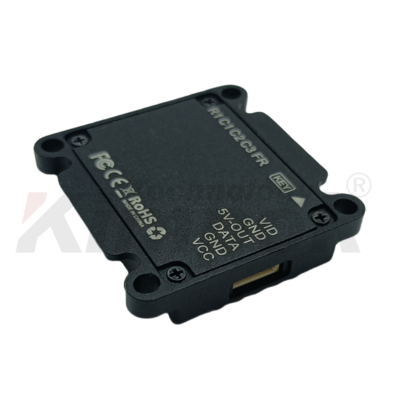 4.9 GHz and 5.8 GHz dual-band 2.5W power UAV video transmission transmitter with 20 km long-range transmission