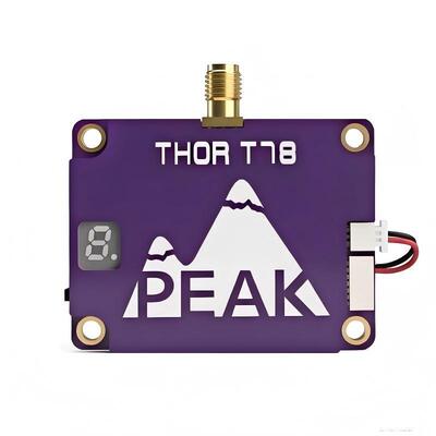 Peak Thor T78 7200-8000MHz 3000mW 40 canaux FPV VTX Vidéo émetteur pour drones avec alimentation commutable